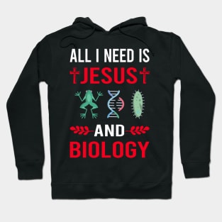 I Need Jesus And Biology Hoodie